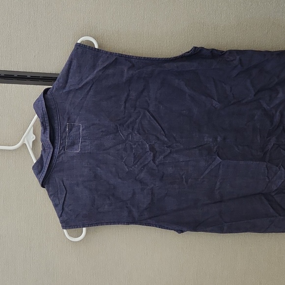 Rag & Bone Chambray Sleeveless Shirt Dress Size Small - Picture 7 of 15